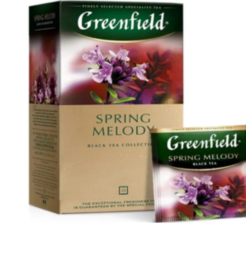 Greenfield Herbal Tea Collection Spring Melody 25 piezas