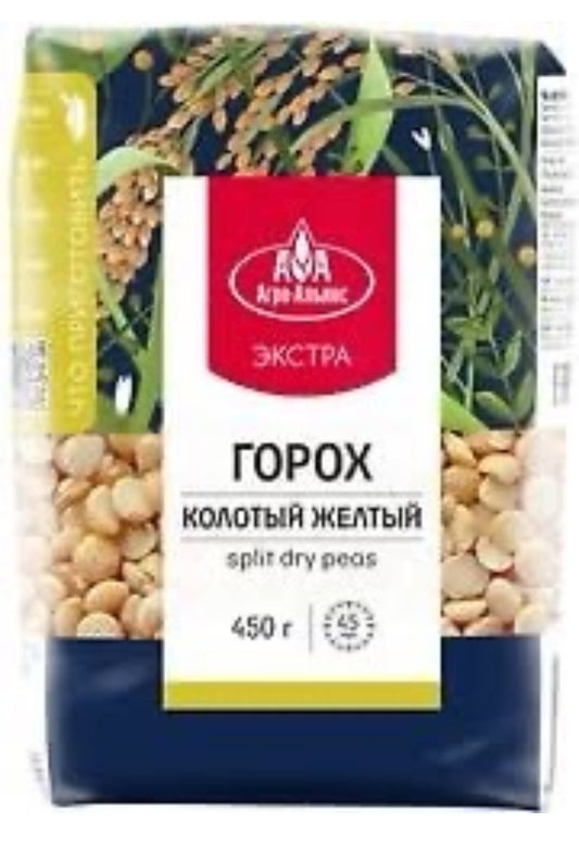 Горох колотый желтый 450г