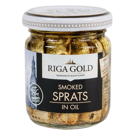 100g smoked sprats in oil